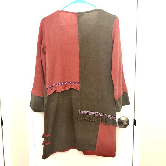 Unique Chinese Traditional Style Embroidered Top - Picture 3 of 3